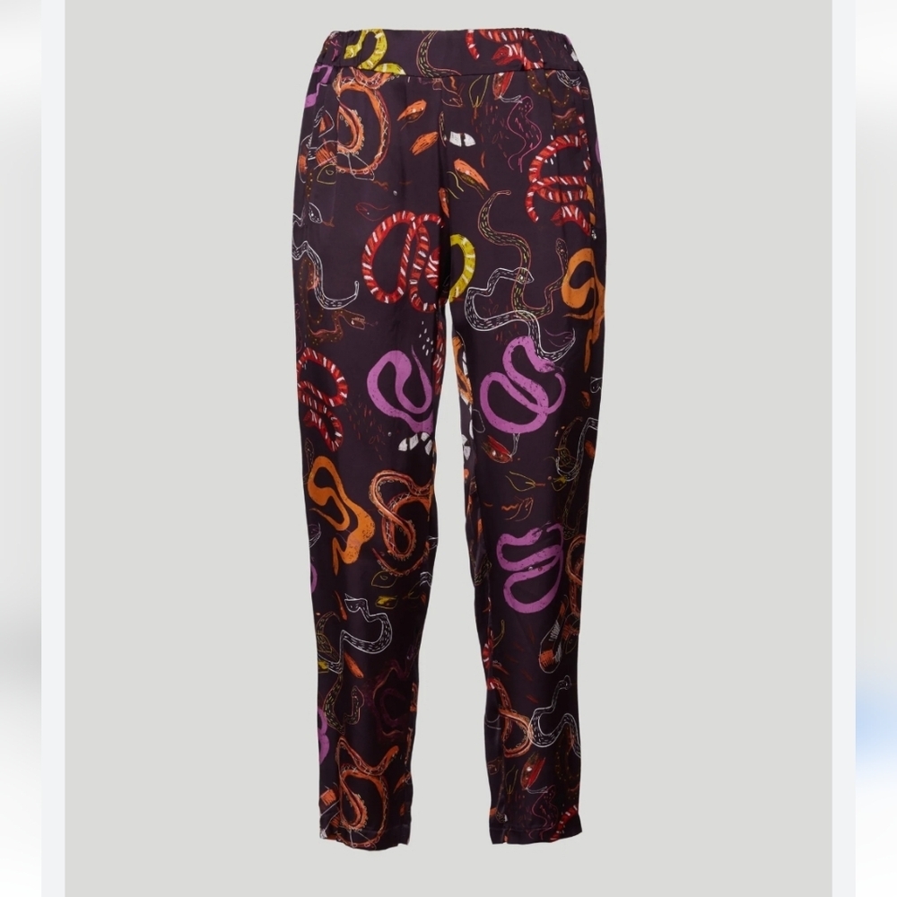 Ottod'Ame Vibrant Snake Print Women's Joggers